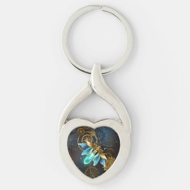 Llavero Luciérnaga de Steampunk (Anverso)