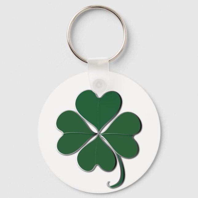 Llavero Lucky 4 Leaf Clover (Anverso)