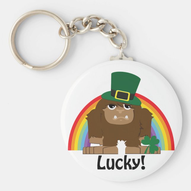 Llavero Lucky Bigfoot Leprechaun (Frente)