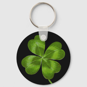 Llavero Lucky Charm Clover Vintage Shamrock Buena Suerte