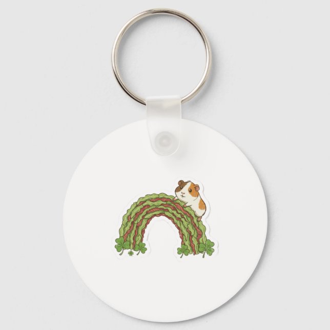 Llavero Lucky Guinea Pig St.Patrick's Day (Anverso)