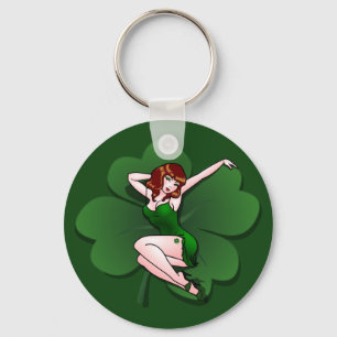 Llavero Lucky Keychain 4 Leaf Clover Key Chain Lucky Gifts