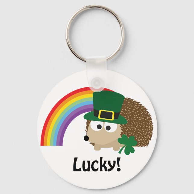 Llavero Lucky Leprechaun Hedgehog (Anverso)