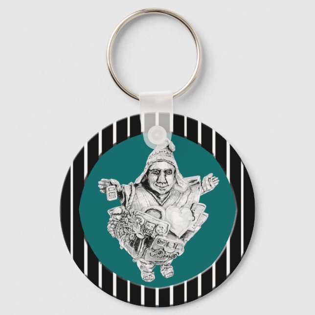 Llavero Lucky Metalizado Ekeko Keychain (Anverso)