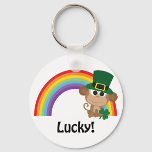 Llavero Lucky Monkey Leprechaun