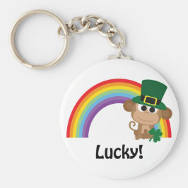 Llavero Lucky Monkey Leprechaun