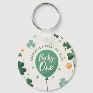Llavero Lucky One cumpleaños St Patricks Day Trébol