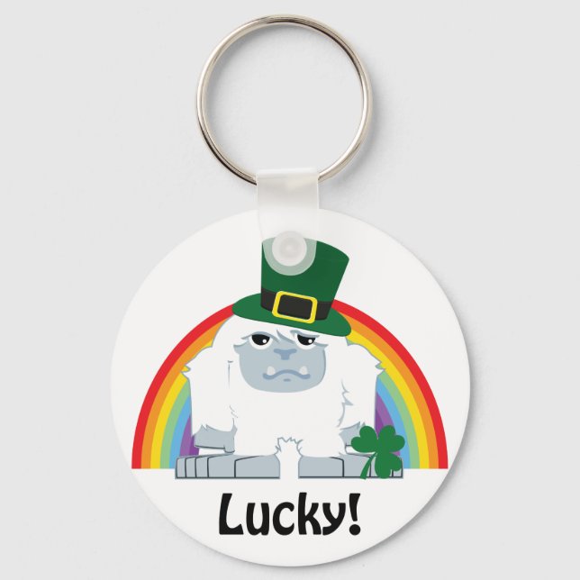 Llavero Lucky Yeti Leprechaun (Anverso)