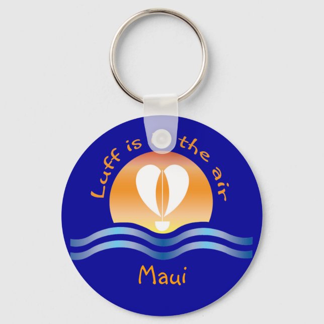 Llavero Luffers Sunset_Luff está en air_Maui (Anverso)