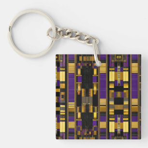 Llavero Lujo Patrimonio Caribeño Africano Multicolor
