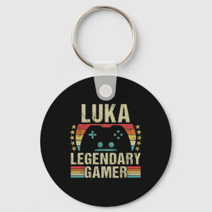 Llavero Luka Gamer Juegos Retro Juego Vintage Personalizad