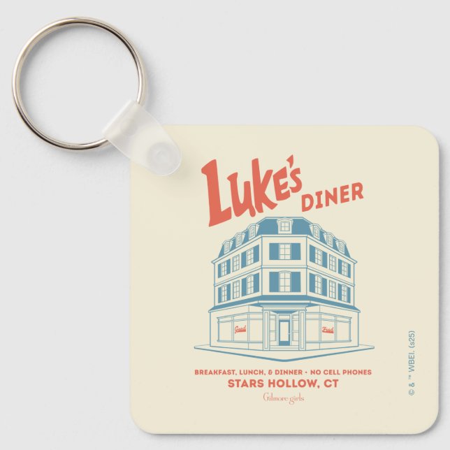 Llavero Luke’s Diner Stars Hollow Design (Anverso)