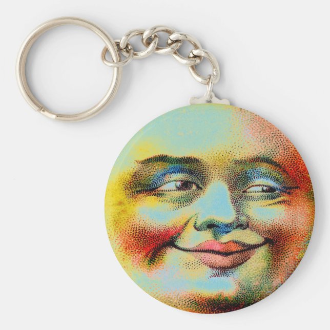 Llavero Luna Azul (Frente)