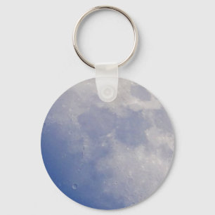 Llavero luna azul