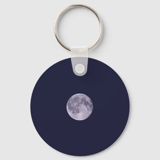 Llavero Luna Azul (Anverso)