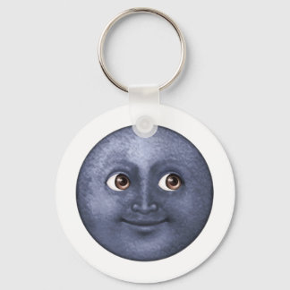 Llavero Luna Azul Oscuro - Emoji