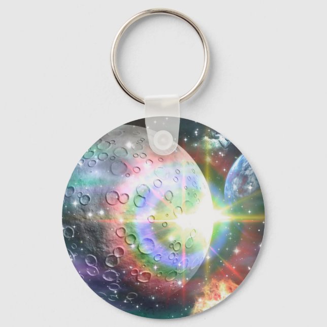 Llavero luna de arco iris (Anverso)