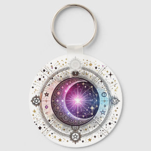 Llavero Luna de astrología zodiaca