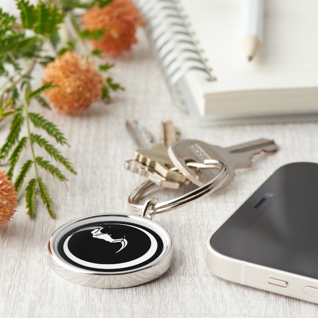 Llavero Luna y bate (Lado)