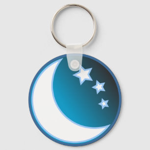 Llavero Luna y estrellas