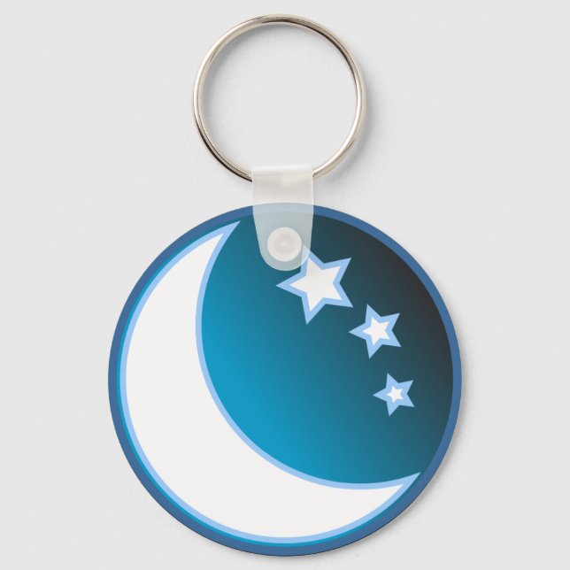 Llavero Luna y estrellas (Anverso)
