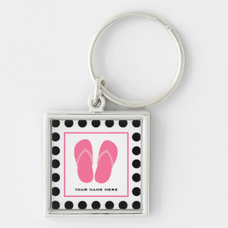 Llavero Lunar y flips-flopes rosados