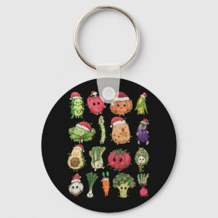 Llavero Lunes Lady Vegetable Comida Navidad Árbol Diversió
