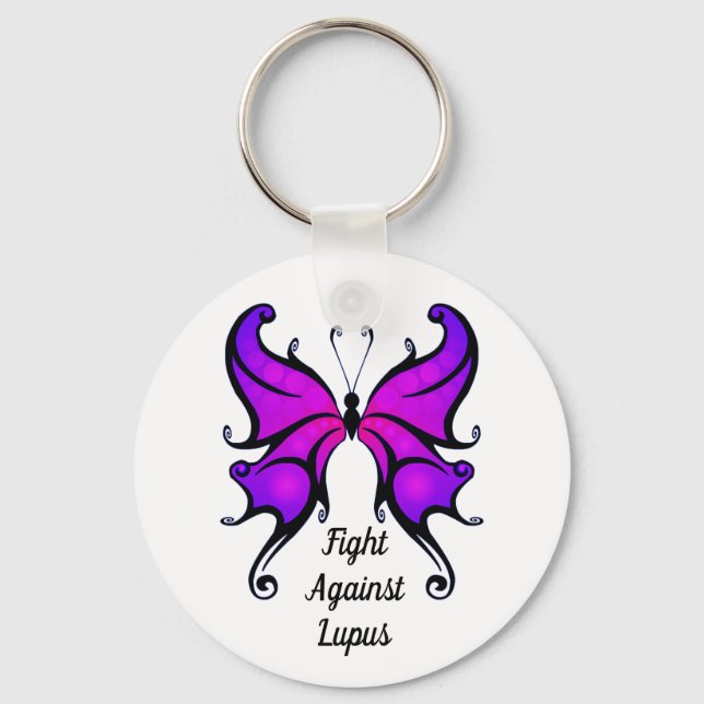 Llavero Lupus Bonito Butterfly Keychain (Anverso)