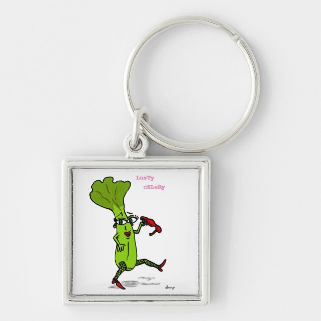 Llavero Lusty Celery Keychain (Frente)