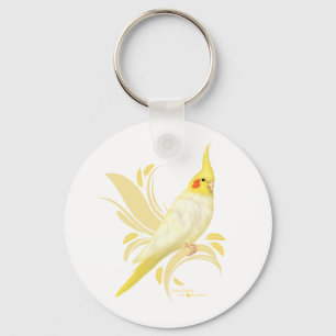 Llavero Lutino Cockatiel