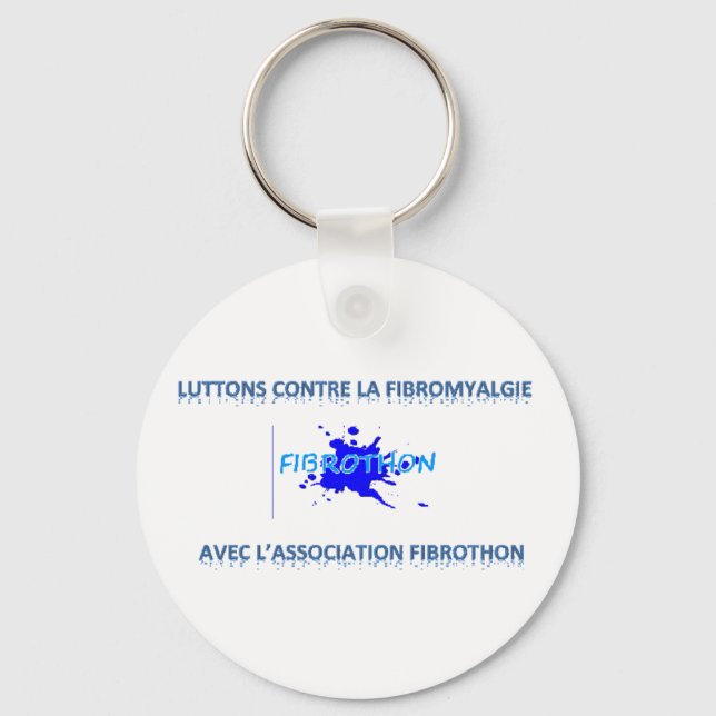 Llavero luttons contre la fibromyalgie (Anverso)