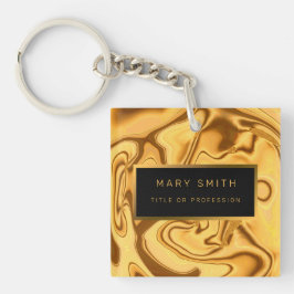 Llavero Luxury 2 in 1 Elegante tarjeta de visita y