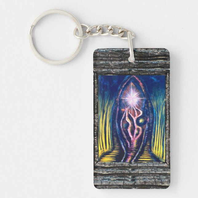 Llavero Luz celeste (Frente)