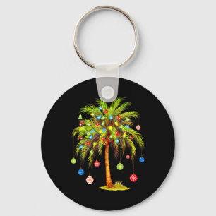Llavero Luz de árbol de palma de Navidad hawaiano tropical