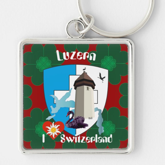 Llavero Luzern Schweiz Schlüsselanhänger (Frente)