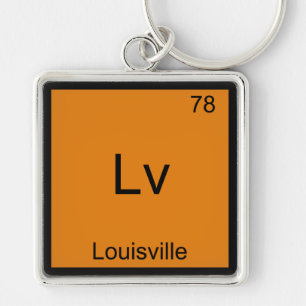 Llavero Lv - Louisville City Chemistry Element Symbol Tee