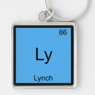Llavero Ly - Lynch Funny Chemistry Element Symbol T-Shirt