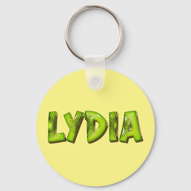 Llavero Lydia Name Kiwi Design Schlüsselanhänger (Anverso)