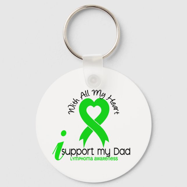 Llavero LYMPHOMA Apoyo A Mi Papá (Anverso)