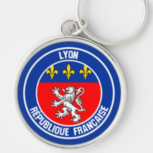 Llavero Lyon Round Emblem