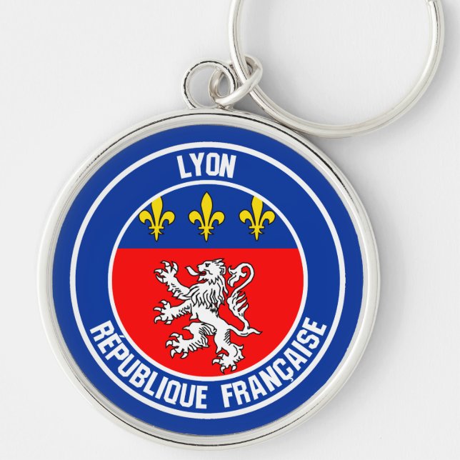 Llavero Lyon Round Emblem (Frente)