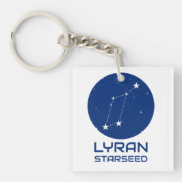 Llavero Lyran Starseme Keychain - Lyra Constellation