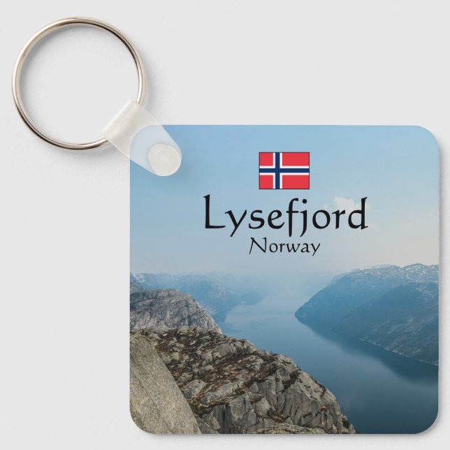 Llavero Lysefjord Noruega (Anverso)