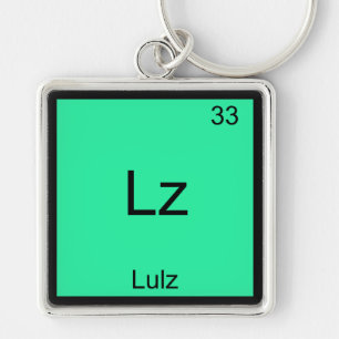 Llavero Lz - Lulz Funny Meme Química Elemento T-Shirt