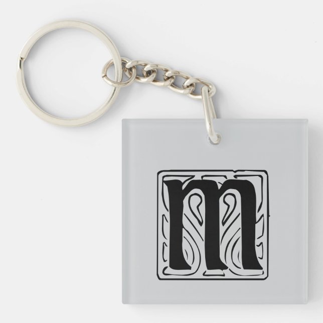 Llavero M Monogramm schwarz (Frente)
