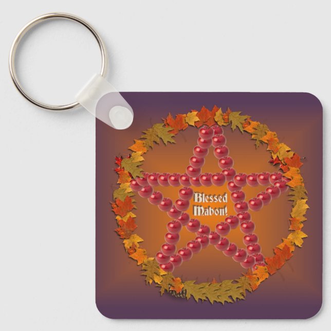 Llavero Mabon Pentacle (Anverso)