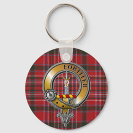 Llavero MacAlister Tartan & Badge