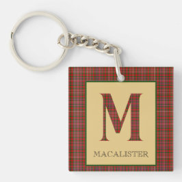 Llavero MacAlister Tartan Monogram M