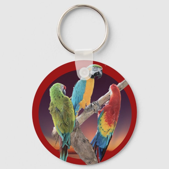 Llavero Macaw Parrots (Anverso)