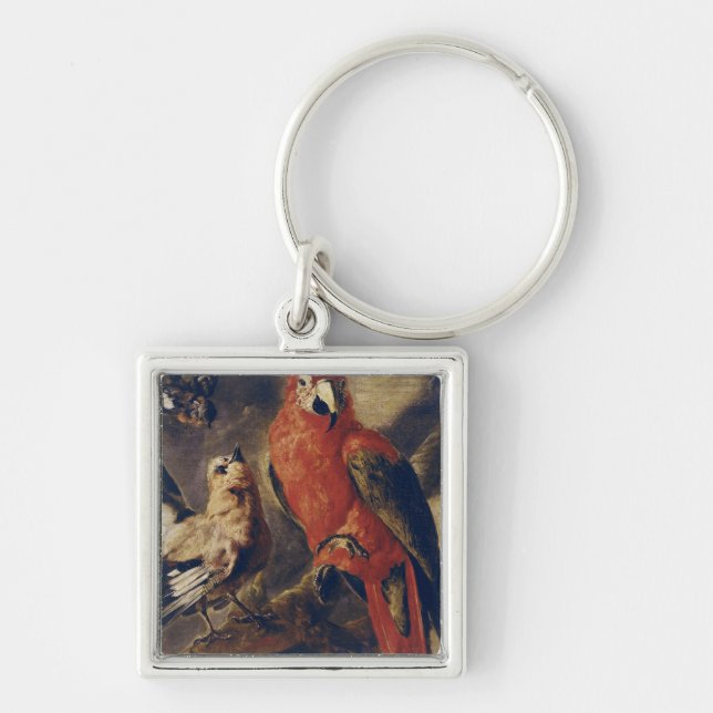 Llavero Macaw y Bullfinch (Frente)